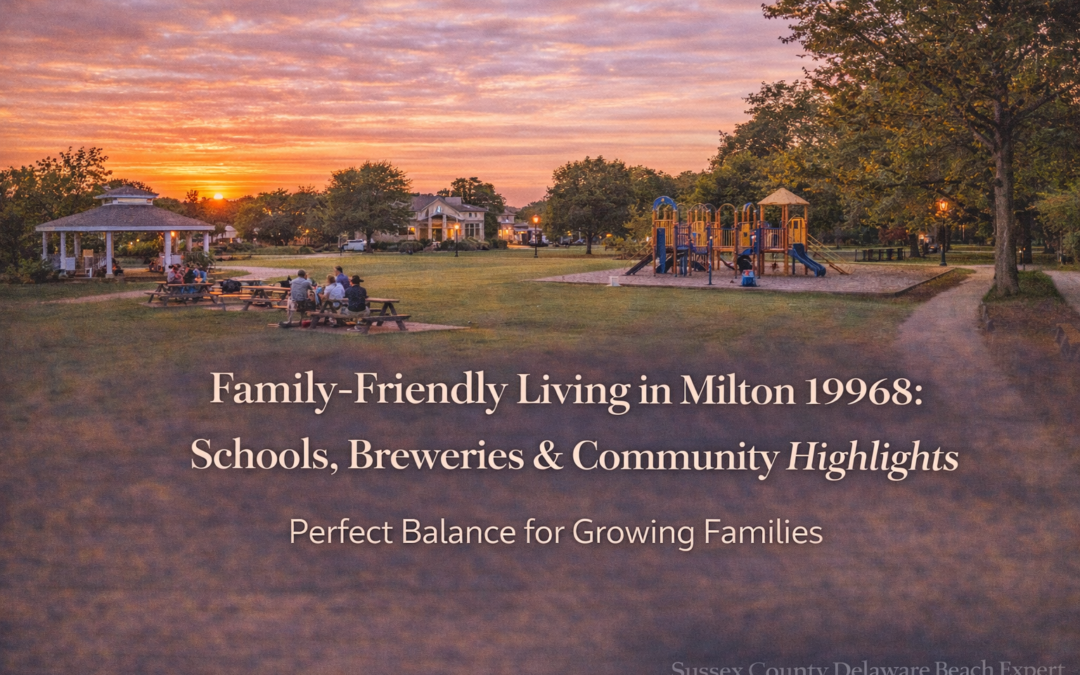 Family-Friendly Living in Milton 19968: Schools, Breweries & Community Highlights